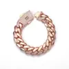 Pulseras Personalizadas para Hombre Hip-Hop Europeo y Americano Cadena Cubana Brillante de Oro de 14K Tendencia Versátil Joyería Transfronteriza Accesorios Más Vendidos