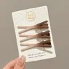 Clipes de Cabelo Coloridos Estilo Suco para Mulheres Primavera/Verão 2026 Estilo Dopamina Ins Presilhas Laterais Bico de Pato Fofas Presilhas Bb Acessórios de Cabelo