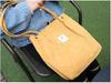 Bolso de Hombro de Pana Clásico Estilo Coreano ins Chic Simple Artístico Fresco Estudiante Mochila Bolso Casual Portátil