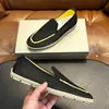 Novos Mocassins de Malha Masculinos Ga Primavera e Verão Tendência Color-Blocking de Cano Baixo Sapatos Casuais Slip-On Planos Casuais Masculinos