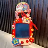 Chaveiro Mascote do Ano do Cavalo 2026 Pingente de Bolsa da Sorte de Ano Novo Atrai Dinheiro Chaveiro de Carro para Casal Pequeno Presente