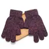 Guantes Cálidos Estilo Coreano para Invierno, Engrosados para Ciclismo, Separados por Dedos, a Prueba de Frío, Felpa de Cristal de Terciopelo para Pantalla Táctil, Lindos para Mujer Estilo Nuevo