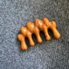 Peine de Masaje de Sándalo Cabezal Raspador Cabezal de Terapia Cabezal de Masaje de Meridianos Peine de Masaje de Meridianos de Madera Portátil para el Hogar