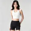 Base de Copo Fixa Lindo Costas Cruzadas Sutiã Esportivo Sutiã Nadador Sem Fio Colete Calça Fitness Secagem Rápida Roupas de Yoga Conjunto Feminino