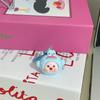 Llavero de castor travesti grande tridimensional lindo dulce redondo rodante colgante de mochila escolar para novia pequeños accesorios de regalo