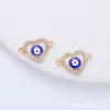 Europa y Estados Unidos pulsera más vendida accesorios diy Ojo Turco gota de diamante accesorios ojo de aceite pendientes accesorios de collar accesorios