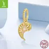 Yinziyun Original Plata de Ley S925 Chapada en Oro Joyería Accesorios Transfronterizo Corazón Abeja Pulsera DIY Cuentas
