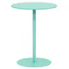 Mesa de centro pequena colorida, mesa redonda pequena para loja de milk tea, mesa de cabeceira simples para o quarto, mini mesa lateral redonda para a sala de estar