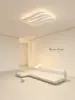 Luz creativa geométrica para dormitorio principal, luz de techo LED de alta gama, luz para comedor de jóvenes, accesorio de iluminación minimalista para sala de estar