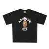 Camiseta de Manga Corta Holgada con Estampado de Letras Milo Estilo Nuevo Pe X Hellokitty25 para Hombres y Mujeres Parejas