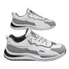 Tênis Masculino Primavera 2026 Novo Couro Casual Juventude Corrida Sola Grossa Sapatos de Pai Sapatos da Moda para Homens