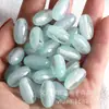 Grânulos de areia de diamante de princesa sereia em formato de arroz, grânulos de jujuba com brilho fino, grânulos em formato de barril, grânulos soltos com furo reto para pulseira DIY, acessórios para pulseira e colar