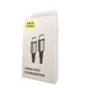 Cabo de Dados para Celular de Carregamento Rápido 60W100W Cabo Trançado de Liga de Alumínio Adequado para Apple 15 16 17
