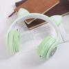 Fone de Ouvido Bluetooth Sem Fio com Graves Pesados Fone de Ouvido Colorido com Orelhas de Gato Fone de Ouvido para Jogos Fone de Ouvido para Música Mz39M