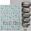Beleza Completa Transfronteiriça Novos Adesivos de Nail Art Ins Outono Aurora Laser Folha de Bordo Adesivos de Nail Art