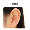 Piercing de Língua Bola que Muda de Cor Iluminada Liga de Titânio F136 Tarraxa de Orelha Piercing de Língua Bola de Futebol Formato Pequena Lâmpada Iluminada Joias Piercing Acessórios