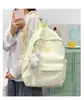 Mochila muito estilosa, casual e fofa para estudantes do ensino médio, mochila de grande capacidade para meninas