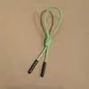Tirador de cremallera para ropa, Cordón elástico de seda reflectante, Cordón anudado, Tirador de cremallera, Tirador de cremallera para ropa y equipaje