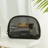Nova Bolsa de Cosméticos de Viagem 2021 Grande Bolsa Portátil de Armazenamento Transparente Conjunto de Três Peças Bolsa de Higiene Pessoal com Rede Armazenamento