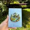 Pegatinas para cajas acrílicas planas en stock de diversas regiones del país, recuerdos de ciudades turísticas, regalos culturales y creativos, estilo personalizado, uso universal