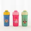 Set creativo de lonchera y vaso de agua para niños estudiantes, lonchera compartimentada de dibujos animados apta para microondas, lonchera tipo bento para ensalada de frutas