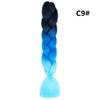 Xuchang Peruca Acessórios de Cabelo Seda de Alta Temperatura Trança Grande Africana Jumbobraid Fibra Química Colorida Montagem Mista Venda Quente Dreadlocks
