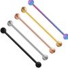 Fio de moagem para piercing corporal humano haste única unha de osso de orelha haste longa industrial unha de orelha piercing unha de orelha longa venda direta da fábrica