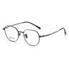 Gafas Pequeñas de Titanio Puro con Montura Pluma de Titanio Completamente para Mujer con Lentes Graduadas para Astigmatismo y Miopía, Montura Pequeña para Rostro Pluma de Titanio