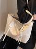 2025 Nueva Bolsa Tote Linda en Relieve Estilo Coreano Casual de Gran Capacidad para el Trabajo y el Traslado Bolso de Hombro de Alta Gama para Mujeres