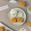 Molde para Pasteles de Luna Nuevo Meidi 2026 para Hacer Pasteles de Frijol Mungo y Pasteles de Piel de Hielo, Molde Retro Estilo Chino Prensado a Mano para Uso Doméstico