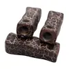 Pingente Perfurado Quadrado Irregular Retro Kurokin Metal Roxo Cordão de Cadarço DIY Cordão para Roupas e Chapéus Cordão de Cadarço