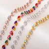 Nova Pulseira de Pedra Olho de Cavalo Zircônia Transfronteiriça para Mulheres, Pulseira Romana em Forma de Folha, Atacado de Joias Europeias e Americanas, Estilo Fresco para Mulheres