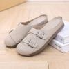 Zapatos de Mujer, Nuevos Mocasines Slip-On de Primavera y Otoño, Zapatos Casuales Versátiles Cómodos de Punta Redonda, Zapatos Individuales de Moda con Suela Suave