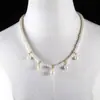 Joyería Transfronteriza Europea y Americana Más Vendida Collar de Perlas de Lujo Ligero Estilo Dulce y Fresco Cadena para Clavícula con Lazo de Cinta Amor