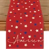 Camino de Mesa de Venta Caliente para el Día de la Independencia, Mantel Decorativo del 250 Aniversario Americano, Decoración del Hogar, Mesa de Café de Sala de Estar, Mantel para Mesa de Cocina