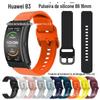 Para 16mm Universal Silicone Watch Band Huawei B3B6 7/nfc Bracelet Fit mini Smart Sports Bracelet