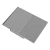 Esterilla Drenante de Silicona para Tazas y Vajilla del Fabricante, Esterilla con Patrón Diagonal para Filtrar Agua, Esterilla Impermeable y Antideslizante, Esterilla de Silicona para Secar en la Cocina