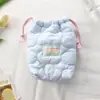 Nueva Bolsa de Almacenamiento Simple de Algodón Acolchado, Bolsa Portátil con Cordón, Bolsa de Almacenamiento para Cámara Anti-Caídas y Anti-Rayaduras, Bolsa Pequeña para Artículos de Tocador
