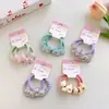 Diadema de Color Caramelo para Niños y Niñas, Diadema Linda de Dibujos Animados para Niñas, Goma para el Pelo de Bebé, Goma Pequeña, Accesorios para el Cabello Estilo Coreano