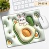 Lindo Mouse Pad Antideslizante de Conejo al por Mayor Estilo de Expansión de Dibujos Animados Almohadilla de Escritorio Pequeña Engrosada Almohadilla para Teclado de Computadora Proporcionada Especialmente