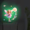 Pegatina Fluorescente de Elfa para el Día de la Madre Pascua Luminosa Sala de Estar Dormitorio Pegatina para Interruptor Fondo Decorativo Autoadhesivo Pegatina de Pared