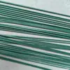 Alambre Plano Simulación de Tallo Floral Alambre de Hierro Recubierto Tallo Floral DIY Material para Flores Hechas a Mano Flor de Rosa Flor Artificial Rama Floral Verde