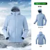 Chaqueta softshell estilo Kaimou Stone para hombre, chaqueta de una sola capa a prueba de viento e impermeable, abrigo antimanchas para mujer, personalizable con logo