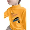 Ropa interior térmica de felpa cepillada para niños, cuello semi-alto, cálida para niños, top para bebé Otoño/Invierno, versátil para Otoño, ropa interior casual
