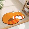 Alfombrilla absorbente de barro de diatomeas para baño con dibujos animados de forma especial, para puerta de inodoro, de secado rápido, resistente al desgaste, suave, antideslizante