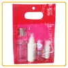 Saco transparente com zíper de PVC saco de embalagem de cosméticos de PVC sacos de PVC de alta frequência por termo-pressão fabricantes