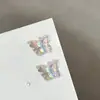 Pinzas Magnéticas para Orejas de Camelia Dulce para Mujer, Sin Perforación, Pinzas y Aretes de Mariposa Frescas y Versátiles Super Hada