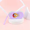 Bolsa de Silicona para Gafas de Dibujos Animados para Mujer, Bolso Portátil, Estuche Protector para Gafas de Sol, Billetera para Monedas, Venta al por Mayor
