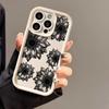 Capa Girassol Preta Adequada para iPhone 17 Pro Max, iPhone 16, Acabamento Fosco para iPhone 17, Premium para iPhone 14/15, Top de Linha para iPhone 13