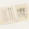Maleta Transfronteriza Set de 8 Piezas Cortaúñas Cortaúñas Antisalpicaduras Herramienta de Manicura Portátil Set de Cortaúñas